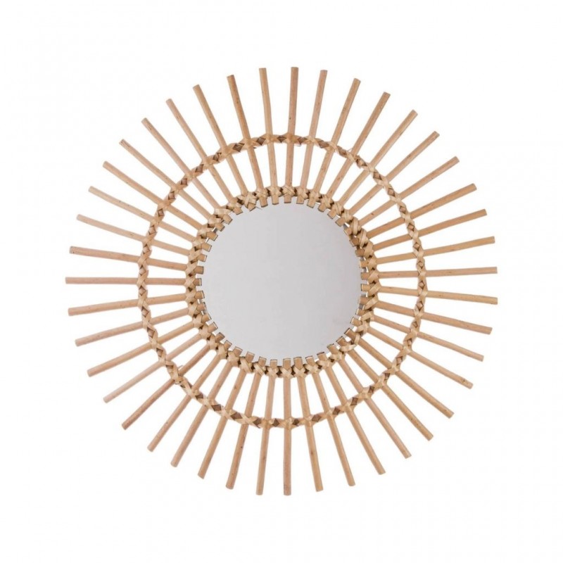 Circle Bamboo Wall Mirror D47 cm - Ref G-T002 Circle Bamboo Wall Mirror D47 cm - Ref G-T002