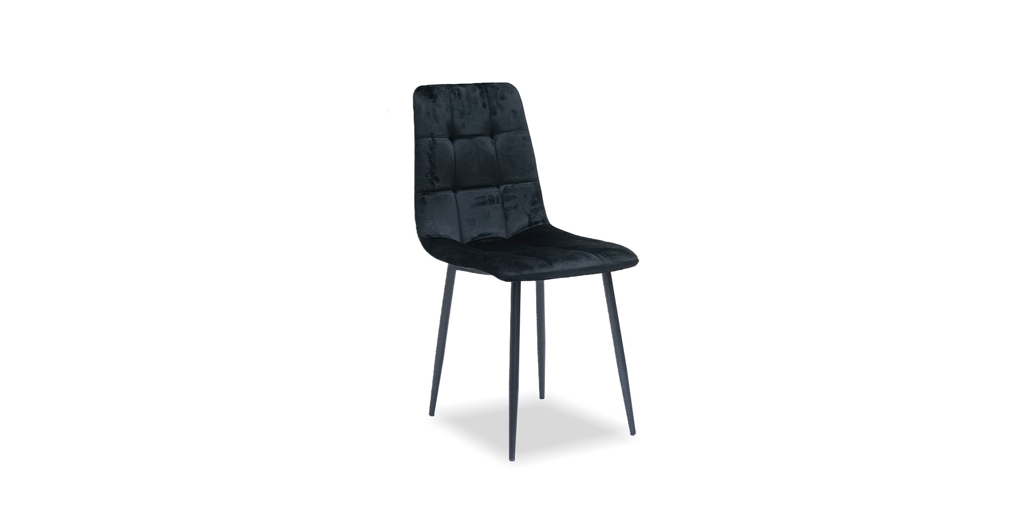 Saroto Dining Chair Black Velvet