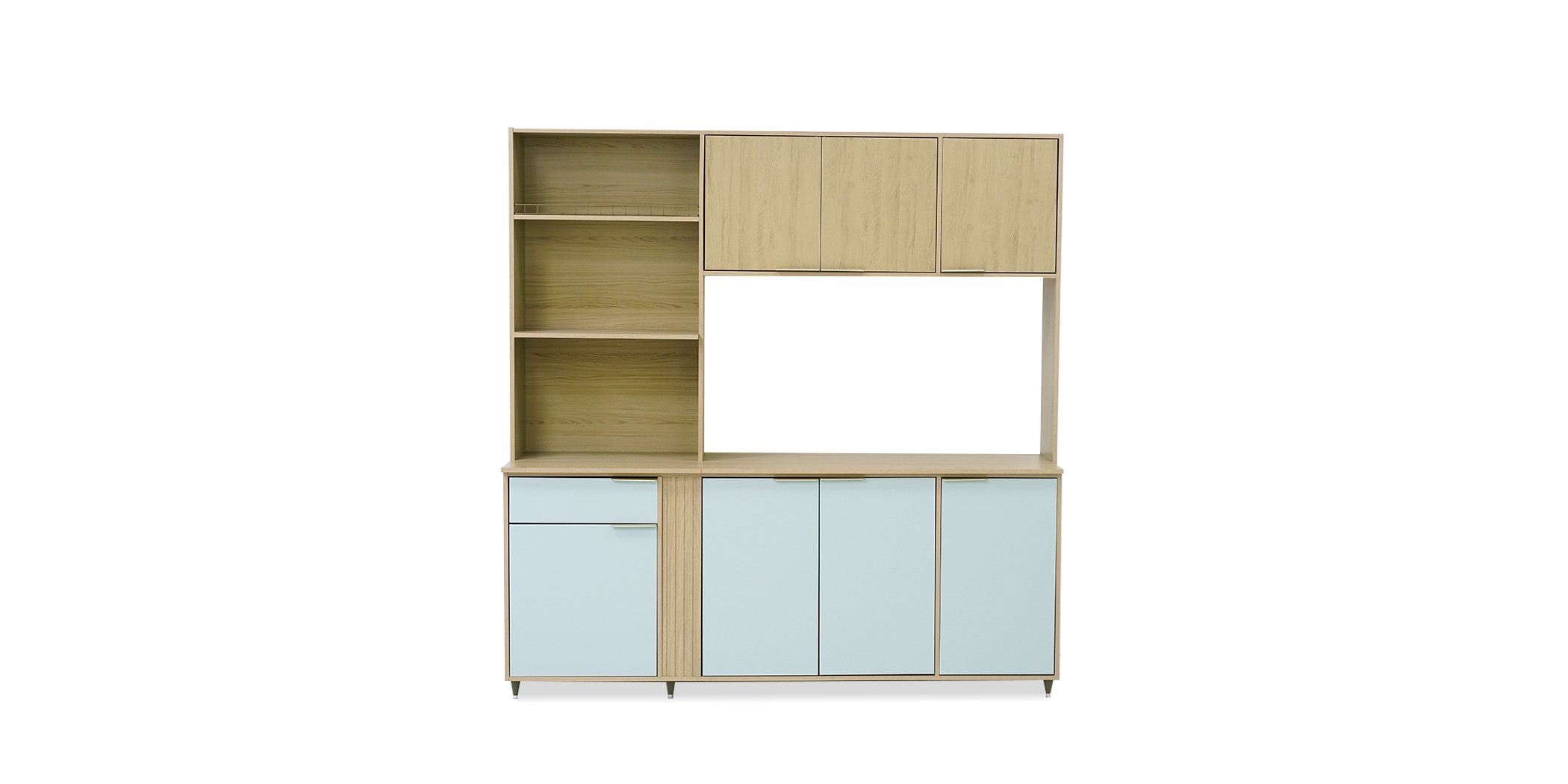 Hellen Kitchen Cabinet 7 Doors & 1 Drawer