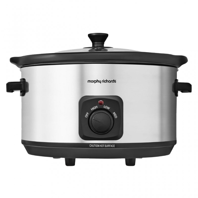 MORPHY RICHARDS 461013 6.5L BRUSHED SS SLOW COOKER