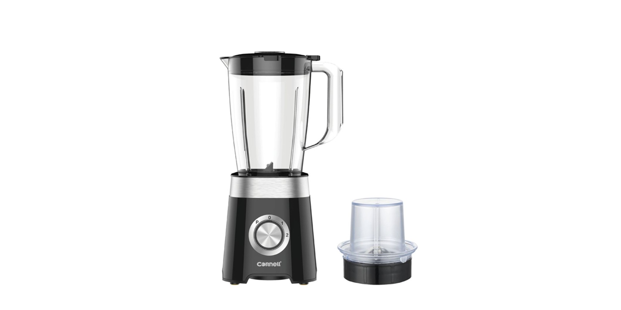 Cornell CBLS500BK Black 1.5L Plastic Blender With Grinder