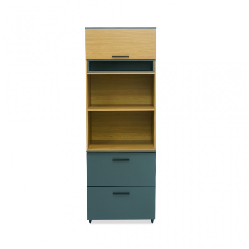 Barbara Kitchen Cabinet 3 Flap Doors Angelin/Grafite Barbara Kitchen Cabinet 3 Flap Doors Angelin/Grafite