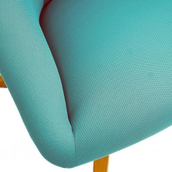 Burotime Bliss Lounge Chair Fabric Mint Green