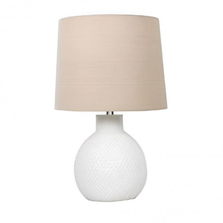 Ceramic Table Lamp Glaze With Texture Cream ML234505