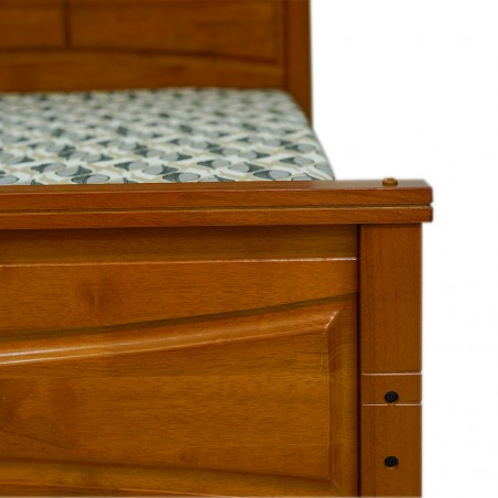 Sammy Queen Double Bed 160x200 cm Dirty oak
