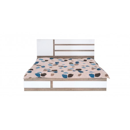 Elnora Bed 180x200cm Relic Oak & Warm White