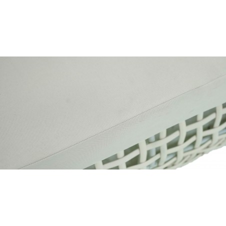 Divan Sofa Frame Aluminium Synthetic Rattan With Cushion