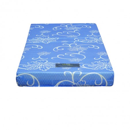 Sleep On it Comfort Single 90x190 cm Foam Blue Fabric