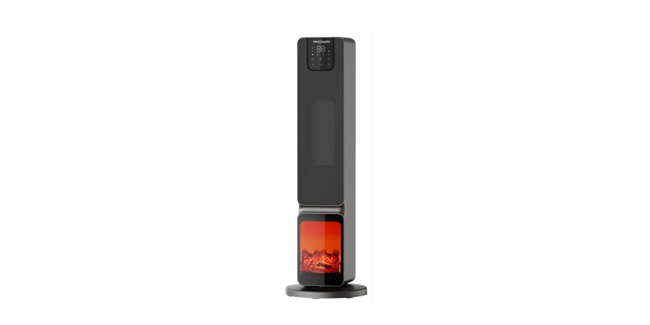 Frigidaire FDTH8010D 66cm Ceramic Tower Heater With Independent Fireplace Display & Remote Control
