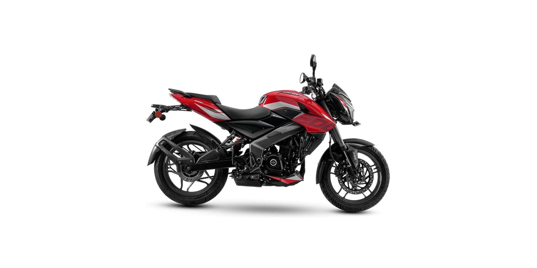 Bajaj Pulsar NS 200  Red/White 200cc Motorbike