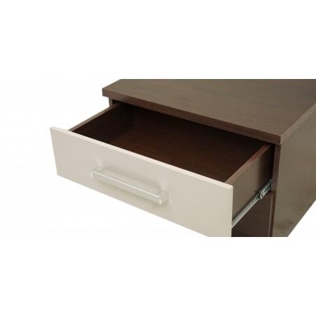 Miami Bedroom Set 180x200 cm Imbuia/Off White
