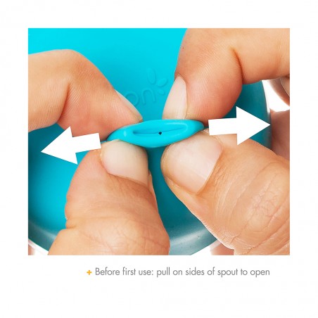 Tomy Boon Snug Spout 3 Pk Lids(Yel/Bl/Orange)