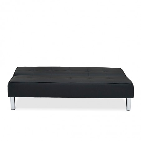 Dakor Sofa Bed Leather Gel Black