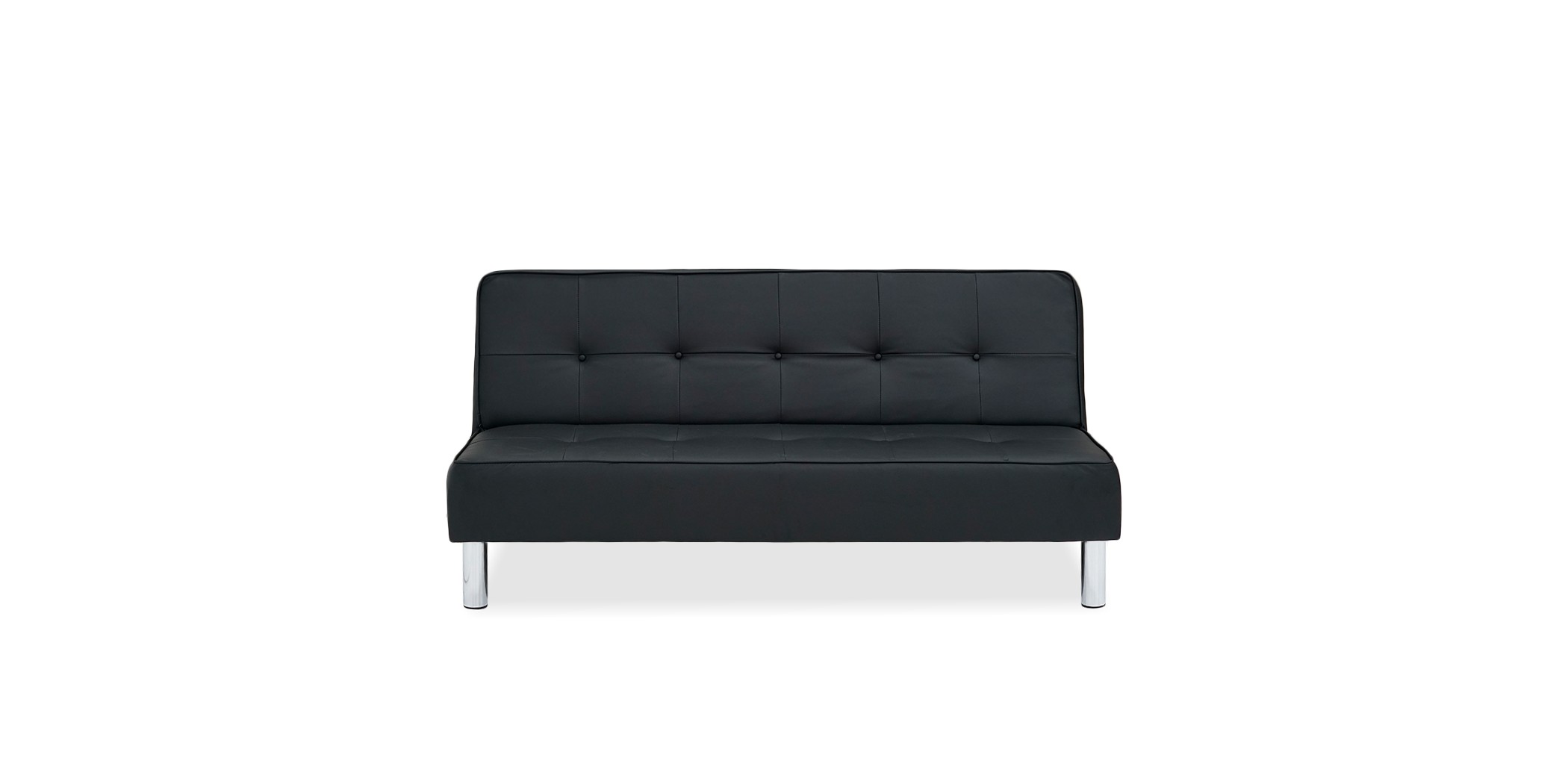 Dakor Sofa Bed Leather Gel Black