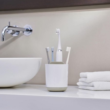 Joseph Joseph Duo 70567-JJ White Toothbrush Caddy "O"