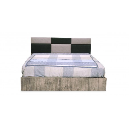 Ardmore Bed 180x200 cm Antique Light Headboard box Beige & Brown