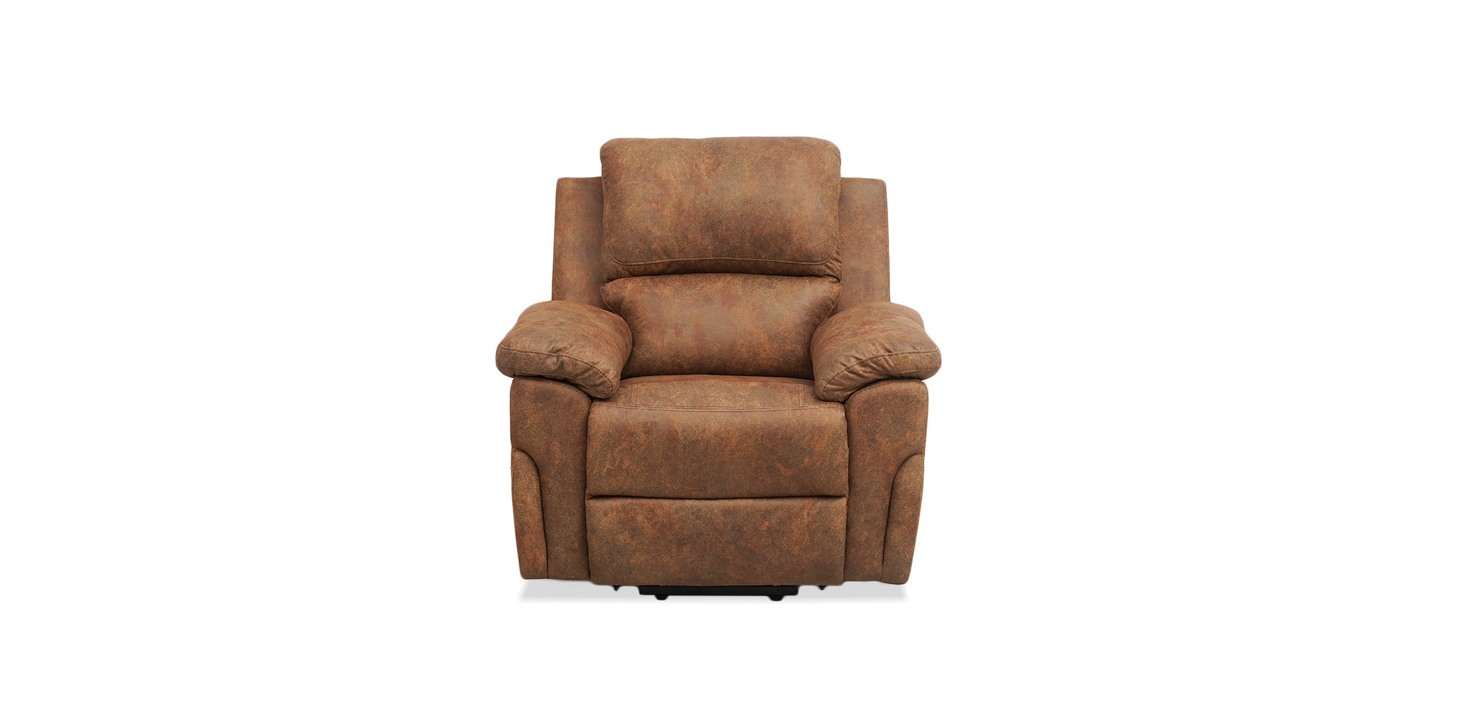 Horizon Single Recliner Black Col Fabric