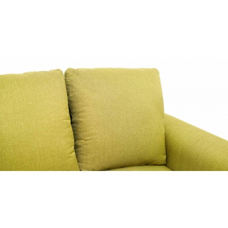 Lina Sofa 3+2+1 in Green Col Fab