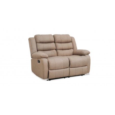 Tavana Recliner Sofa 3RR+2 Seater Brown Col Fabric