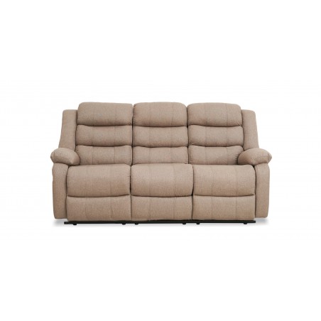 Tavana Recliner Sofa 3RR+2 Seater Brown Col Fabric