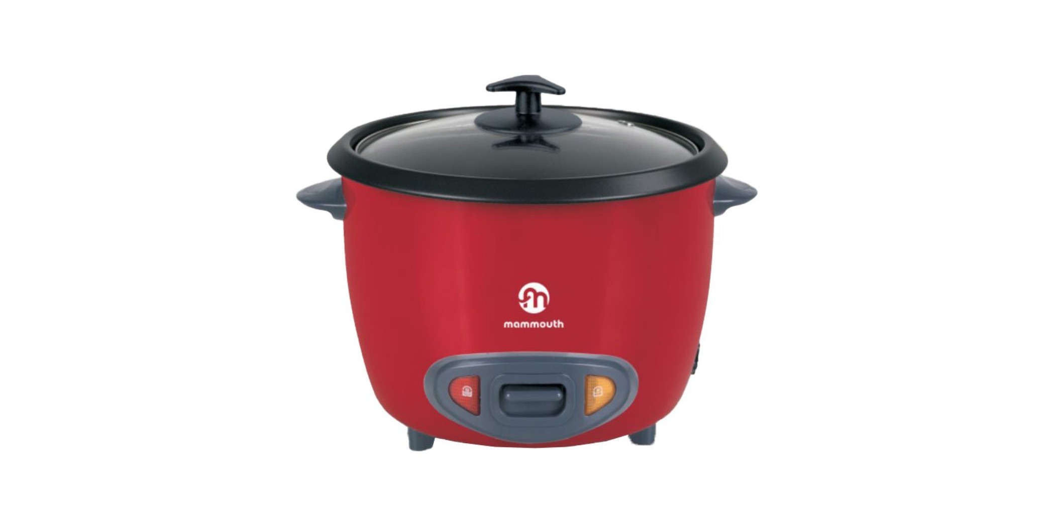Mammouth MRCR280 2.8L Red Rice Cooker With Glass Lid