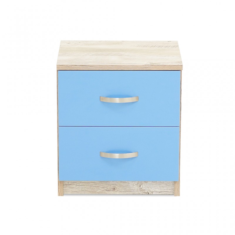 Wingo Night Table With 2 Drawers In Melamine MDF Wingo Night Table With 2 Drawers In Melamine MDF