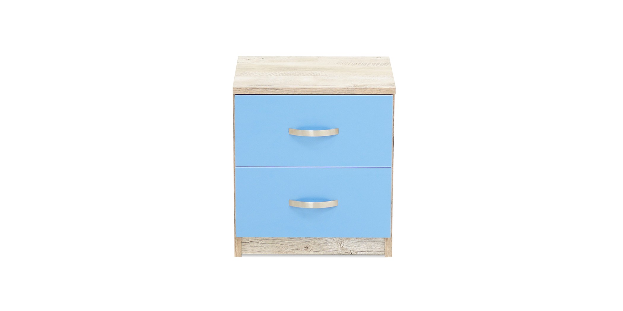 Wingo Night Table With 2 Drawers In Melamine MDF