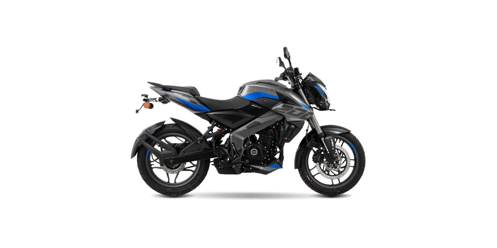 Bajaj Pulsar NS 200 Grey/Blue 200cc Motorbike