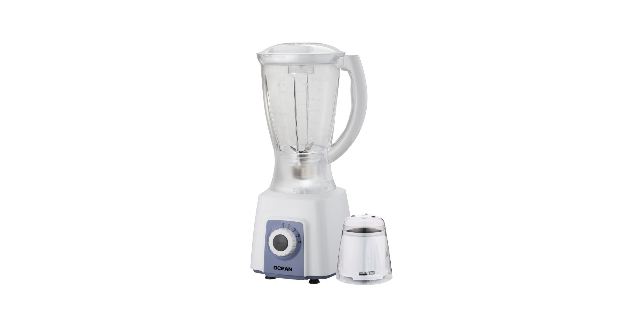 Ocean OCBL550G 1.5L Plastic Jar Blender+1 Mill 2YW
