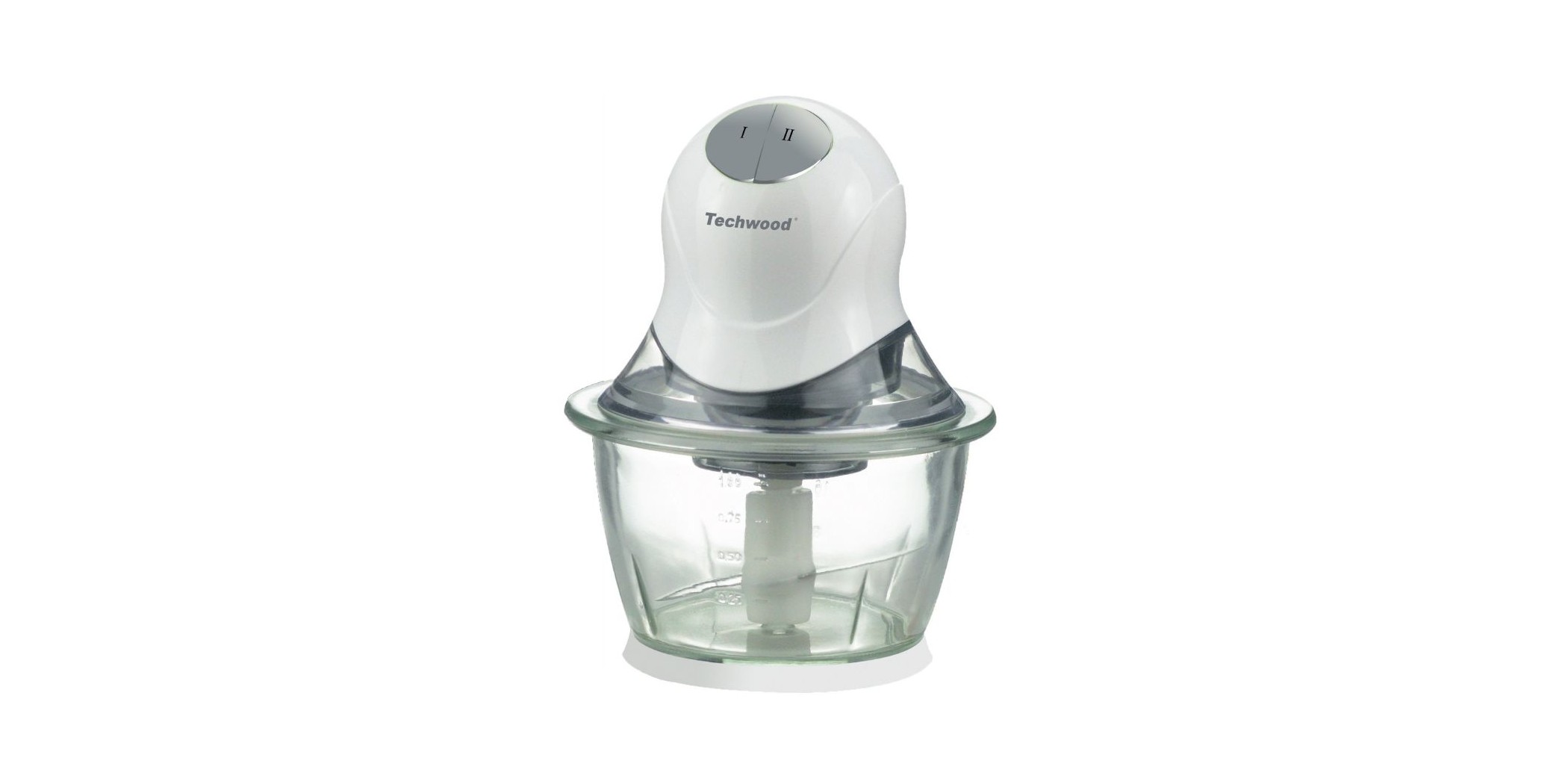Techwood THA 082 400W/600ml Glass Mini Chopper "O"