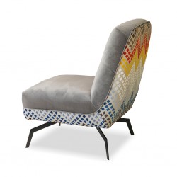 Lunar Accent Chair Oakley Graphite Col Fab Lunar Accent Chair Oakley Graphite Col Fab