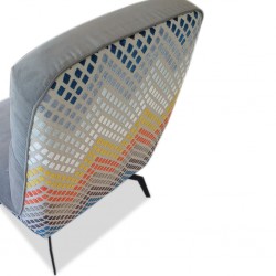 Lunar Accent Chair Oakley Graphite Col Fab Lunar Accent Chair Oakley Graphite Col Fab