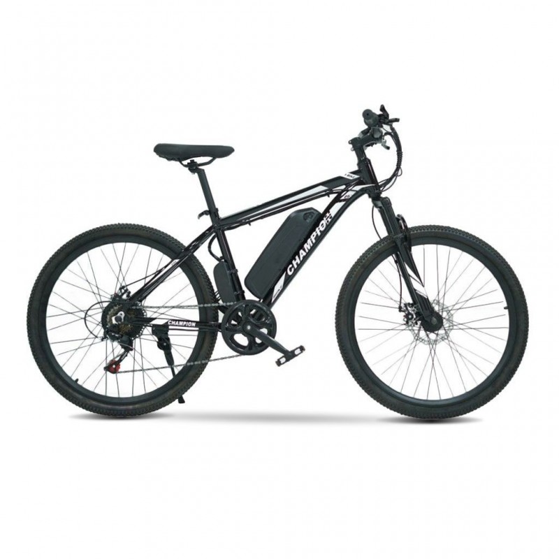 Champion HL8612 250 Watts (0.25Kw) Black 26" Alloy Frame Electric Bike Champion HL8612 250 Watts (0.25Kw) Black 26" Alloy Frame Electric Bike