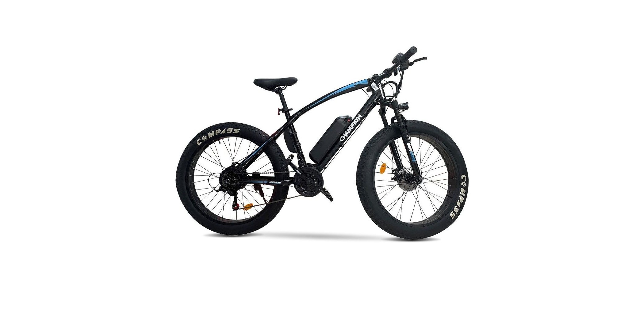 Champion YM-EB5 250 Watts (0.25 kw) Black 26" Fat Tyre Electric Bike