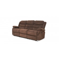 Carole Recliner Sofa 3+2 Chocolate Col Fabric Carole Recliner Sofa 3+2 Chocolate Col Fabric