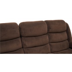 Carole Recliner Sofa 3+2 Chocolate Col Fabric Carole Recliner Sofa 3+2 Chocolate Col Fabric