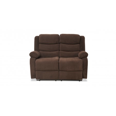 Carole Recliner Sofa 3+2 Chocolate Col Fabric