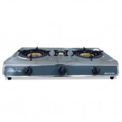 Mistral MGC9328 Stainless Steel 3 Burner Gas Cooker