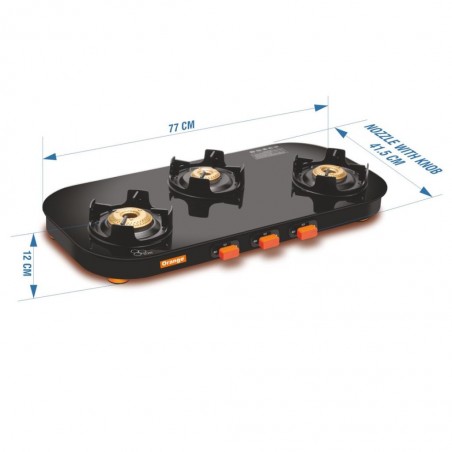 Orange ORA132 TG(3) ACE301 OLPG368 Non Auto Gas Stove "O"