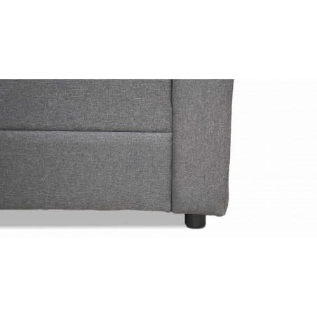 Lina Sofa 3+2+1 in D.Grey Col Fab