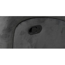 Santarelli Recliner Sofa 3+2 in Grey Col Fab Santarelli Recliner Sofa 3+2 in Grey Col Fab