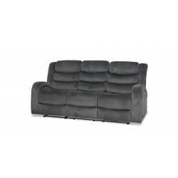 Santarelli Recliner Sofa 3+2 in Grey Col Fab Santarelli Recliner Sofa 3+2 in Grey Col Fab