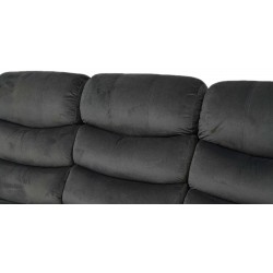 Santarelli Recliner Sofa 3+2 in Grey Col Fab Santarelli Recliner Sofa 3+2 in Grey Col Fab