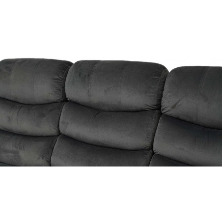 Santarelli Recliner Sofa 3+2 in Grey Col Fab