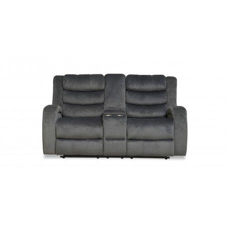 Santarelli Recliner Sofa 3+2 in Grey Col Fab