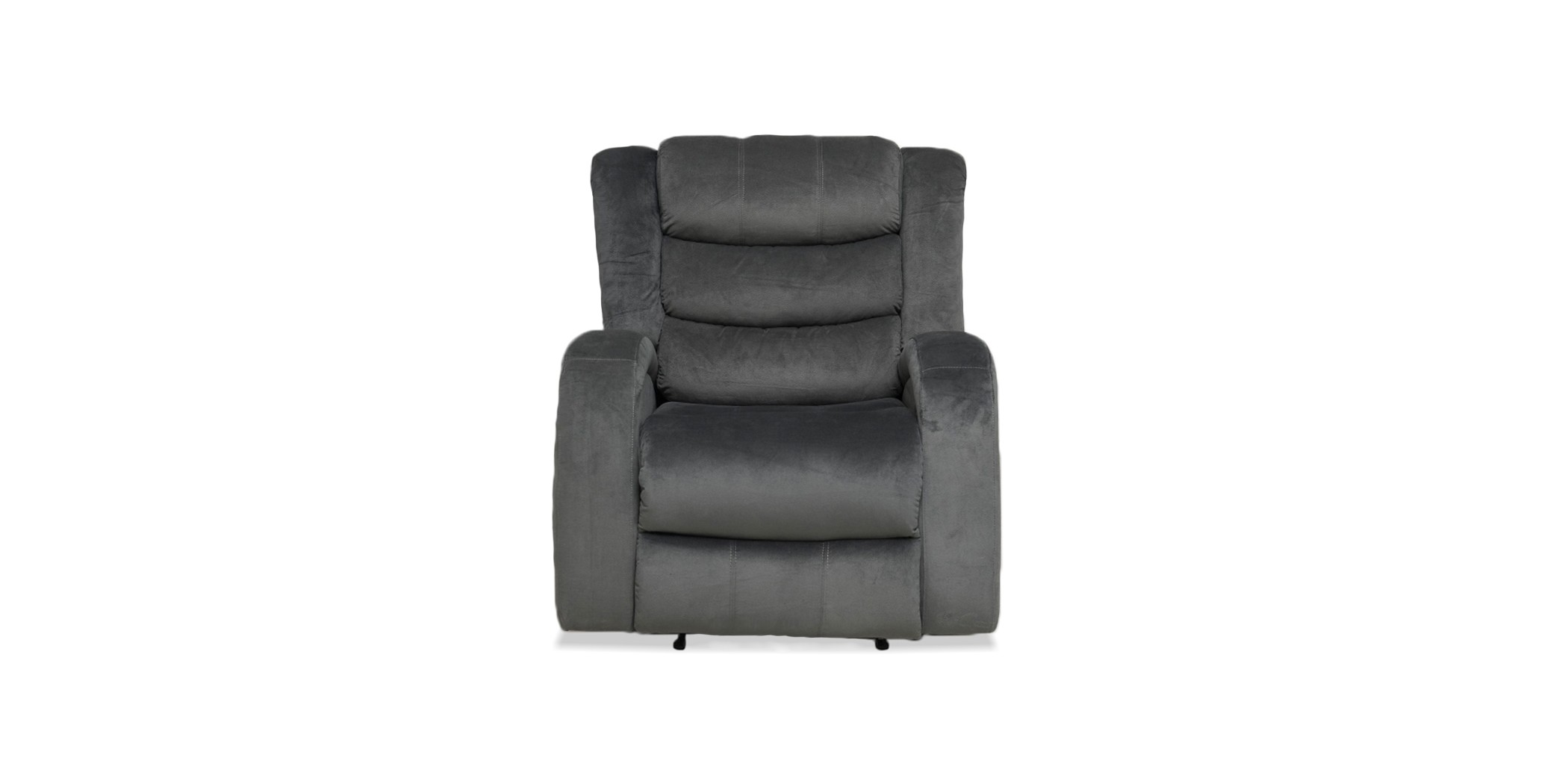 Santarelli Single Recliner in Grey Col Fab