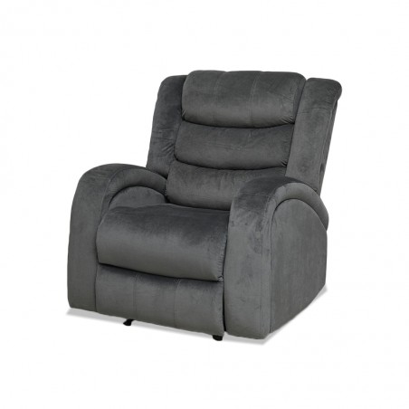 Santarelli Single Recliner in Grey Col Fab
