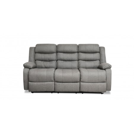 Tavana Recliner Sofa 3RR+2 Seater Grey Col Fabric