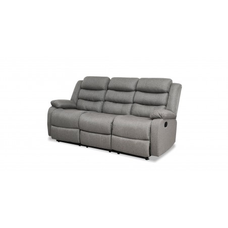 Tavana Recliner Sofa 3RR+2 Seater Grey Col Fabric