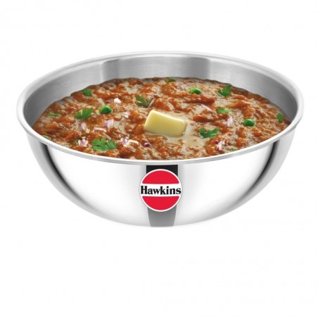 Hawkins SSTA30 3L Tri-Ply SS Tasla (Kadhai)